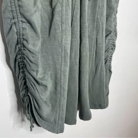 Daily Practice Anthropologie Women's Moss Green Ruched Slouchy Pants Size XS - Picture 4 of 10